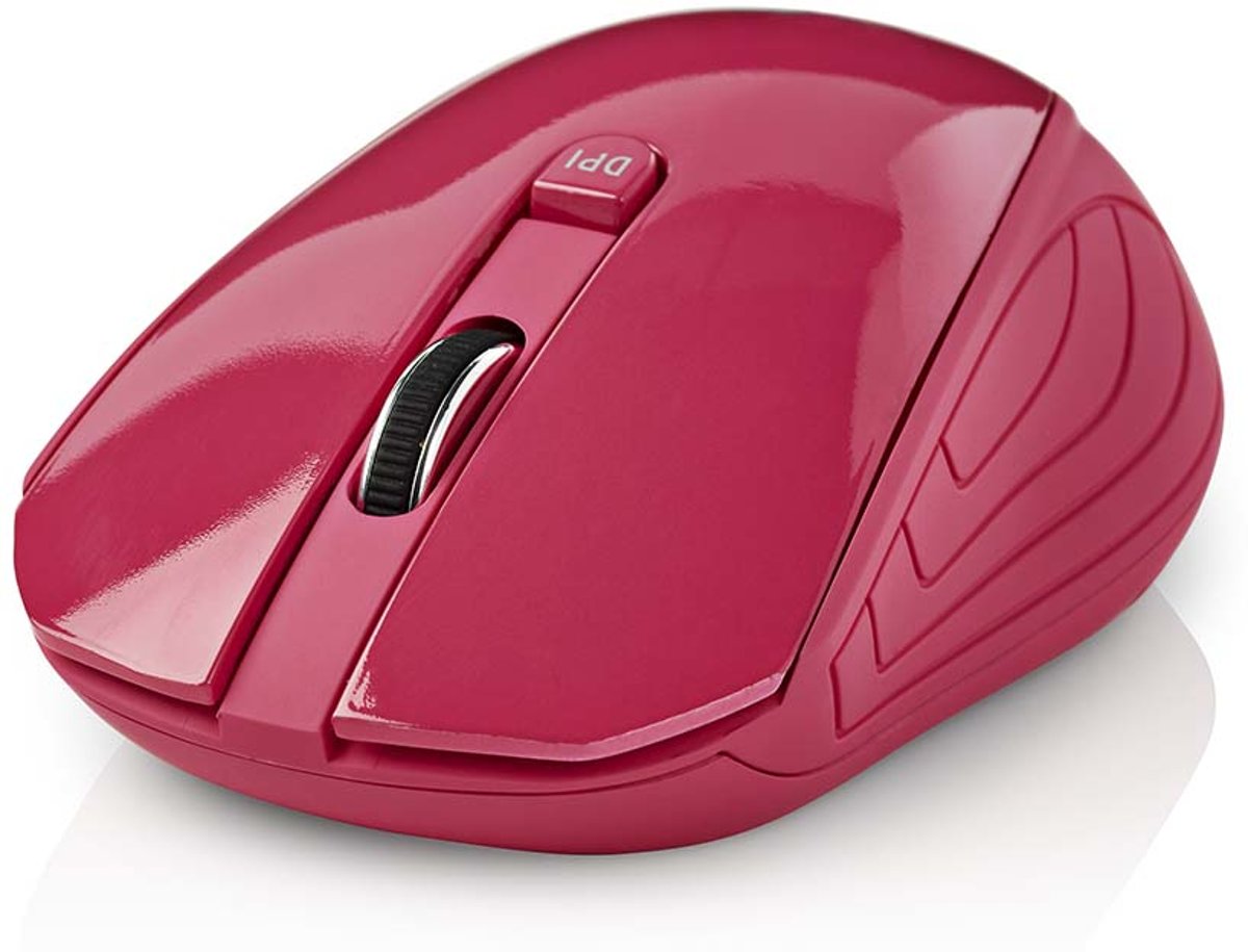 Wireless Mouse | 1000 DPI | 3-Button | Pink